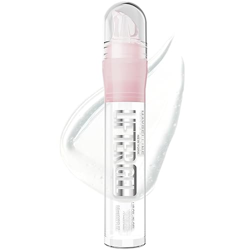 MAYBELLINE Lifter Oil-in-Gel Lip Gloss for Glassy, Bouncy Shine, Hydrating, Tinted Lip Balm and Moisturizer with Hyaluronic Acid and Passionfruit Oil,