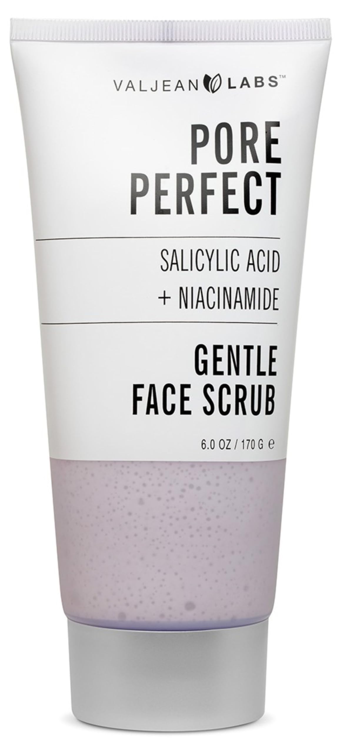 Valjean Labs Pore Perfect Gentle Face Scrub - Salicylic Acid & Niacinamide | Gently Exfoliates, Smooths, Refines Pores | Feeling Fresh & Renewed (6