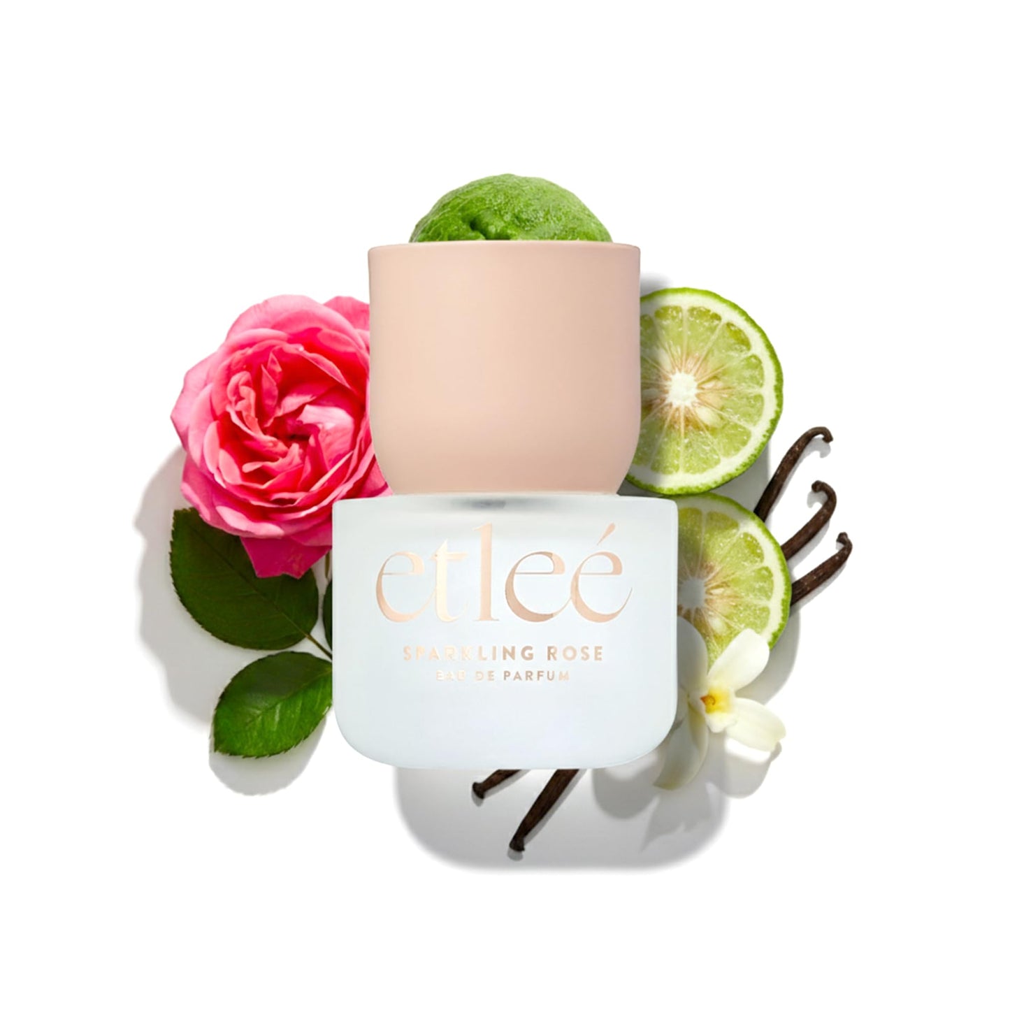 ETLEÉ Sparkling Rose Eau de Parfum 1.01oz, Long Lasting Perfume Inspired by Marly Delina, Oriental Floral Notes With Vanilla, Musk, Lychee, Citrus Beauty & Personal Care ETLEÉ