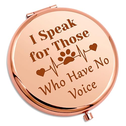 Veterinarian Gifts for Women Animal Rescue Gift Compact Mirror Vet Tech Gift for Animal Lover Pet Owner Dog Mom Veterinary Medicine Graduation Gift