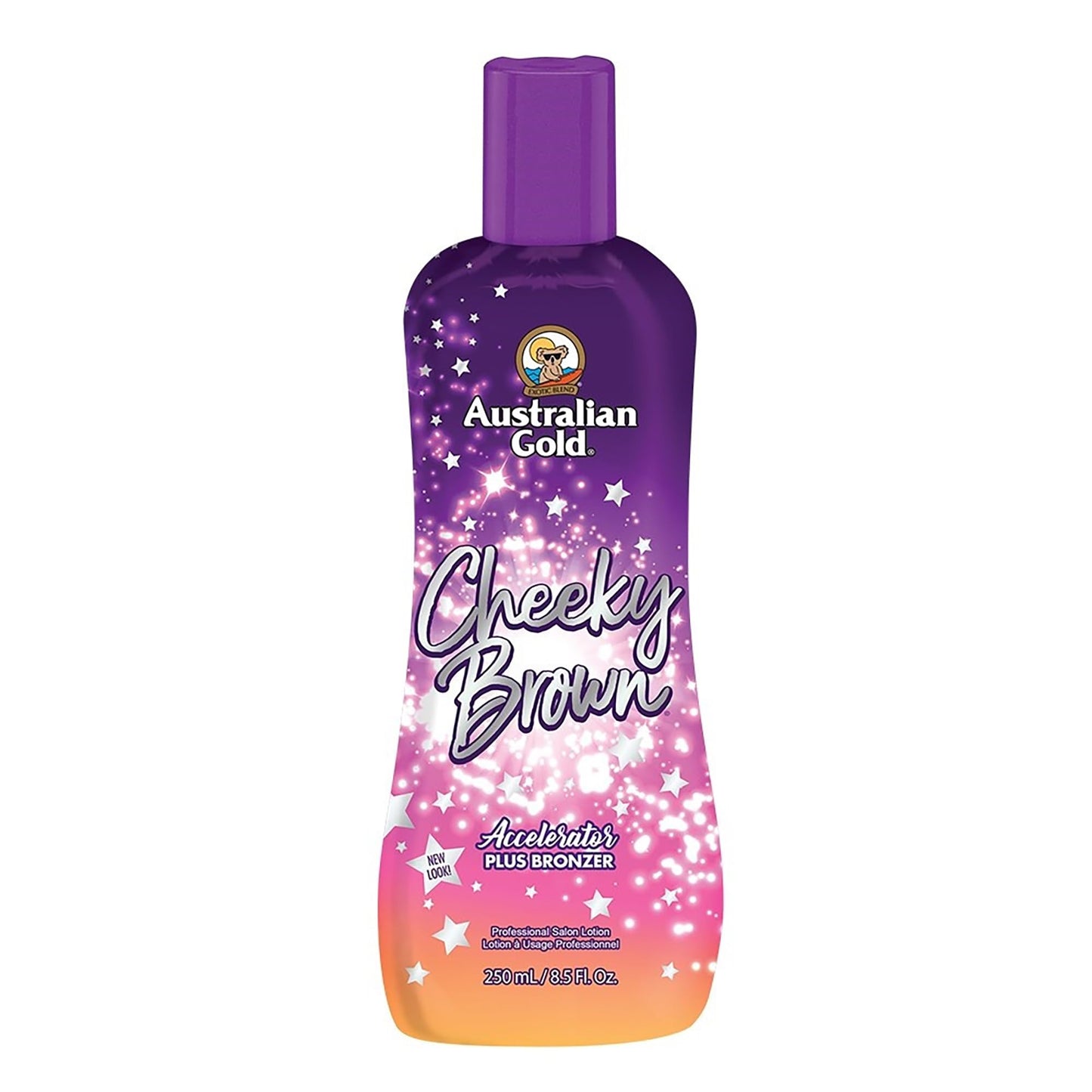 Australian Gold, CHEEKY BROWN Accelerator Dark Natural Bronzers, Tanning Bed Lotion 8.5 oz