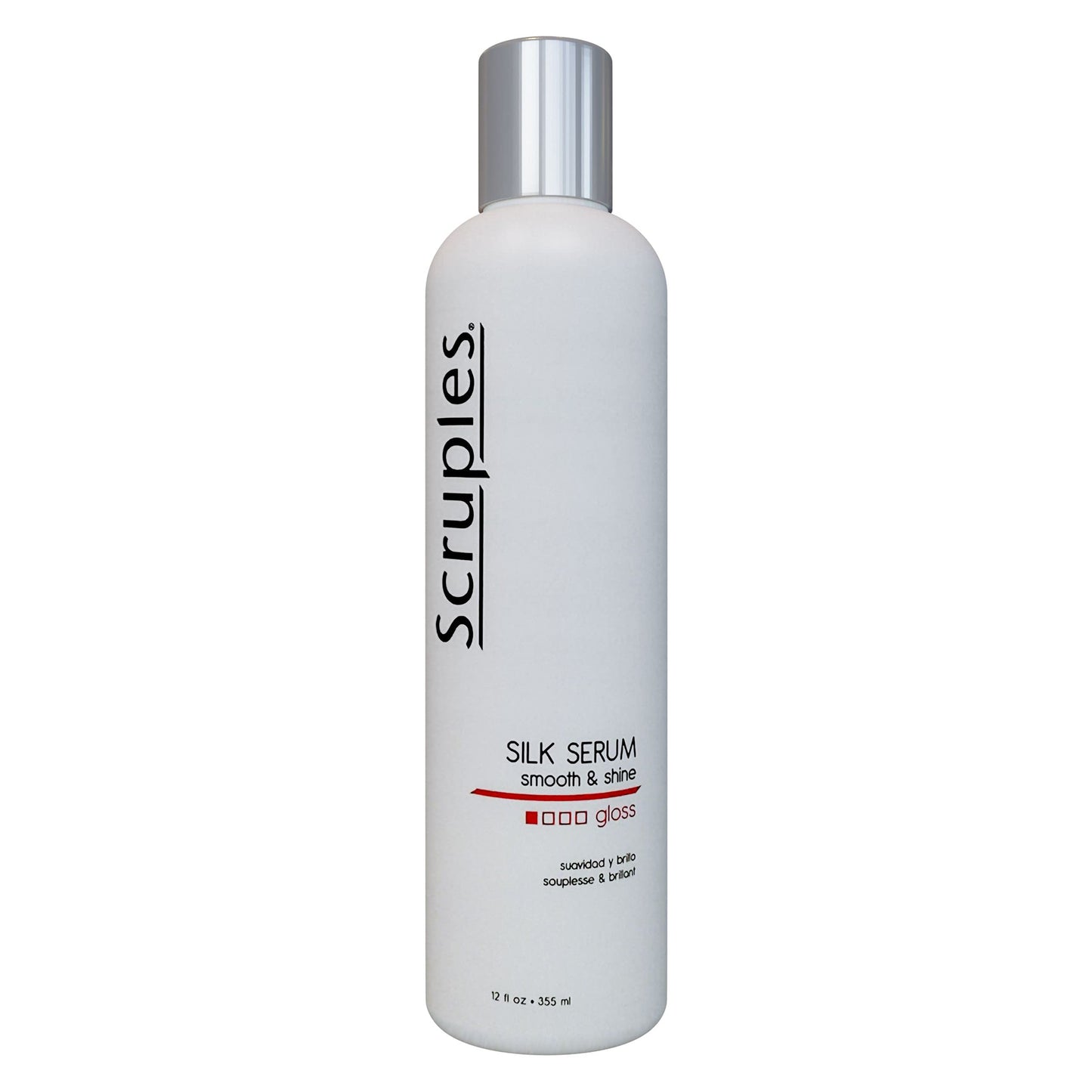 Scruples Smooth & Shine Silk Serum - Lightweight Gloss - Long Lasting Silky Finish to Frizzy, Dry & Dull Hair - Damage and Thermal Protectant