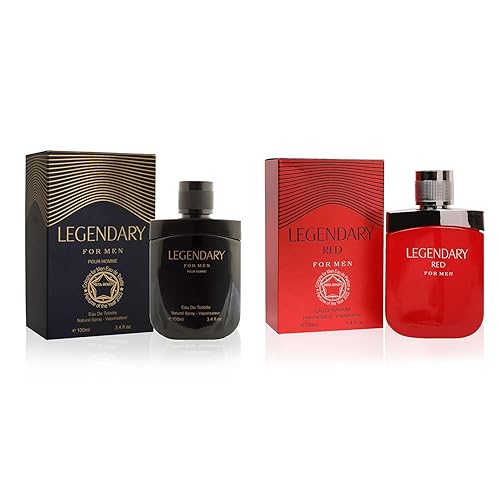 META-BOSEM Gentlemen Pour Homme Black+Red Men's Cologne Collection, Eau de Toilette Natural Spray - Masculine Scent - Holiday Gift Set (Pack of 2)