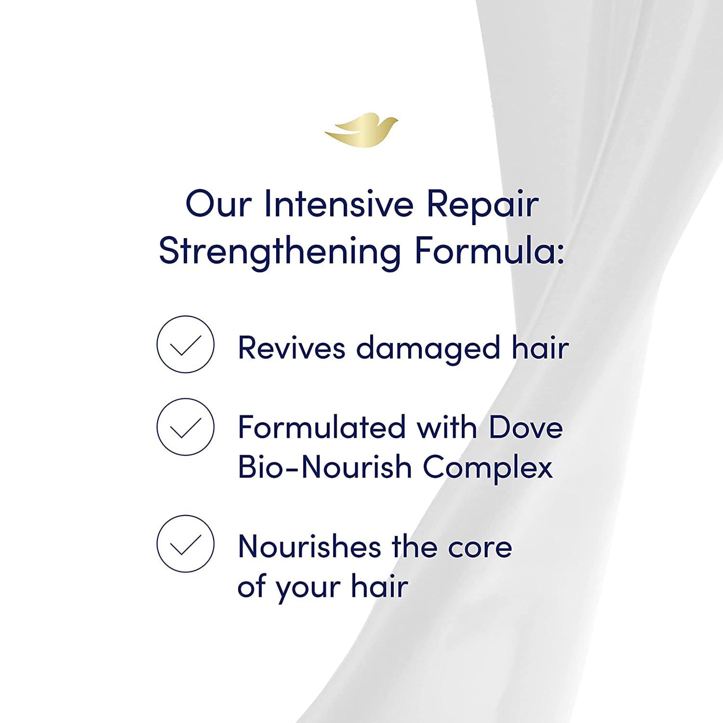Dove Conditioner 12 Ounce Intensive Repair Damage Solutions (354ml) (2 Pack)