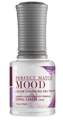 LeChat Perfect Match Mood Gel Polish, Coral Caress, 0.500 Ounce (MPMG11) Beauty & Personal Care LECHAT