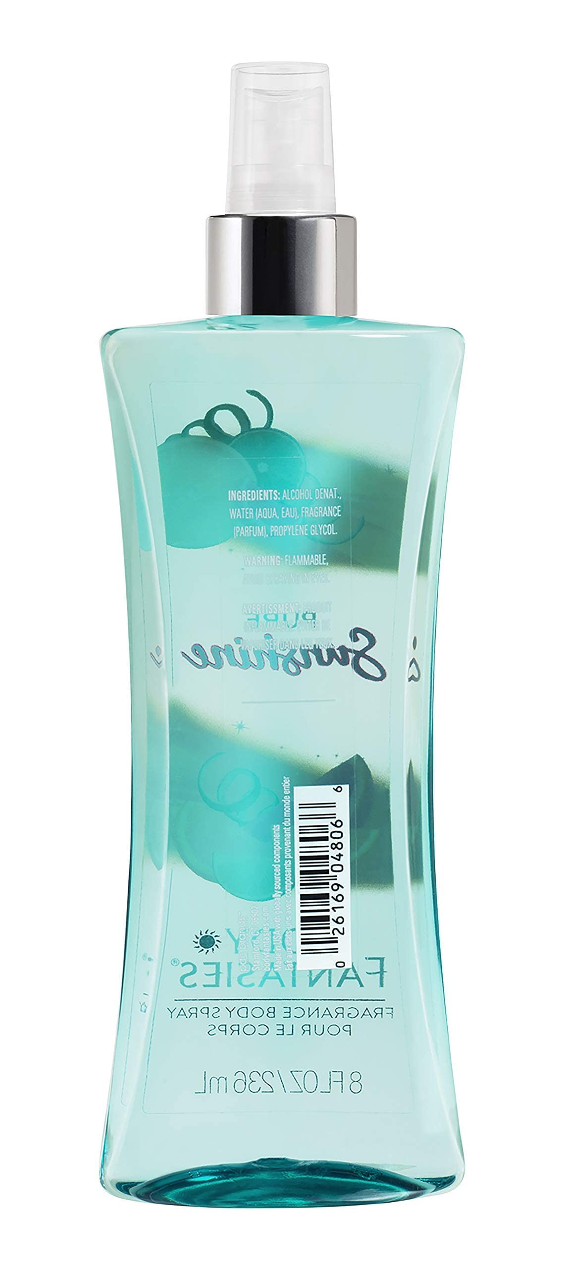 Body Fantasies Pure Sunshine by Parfums De Coeur Body Spray 8 oz Women