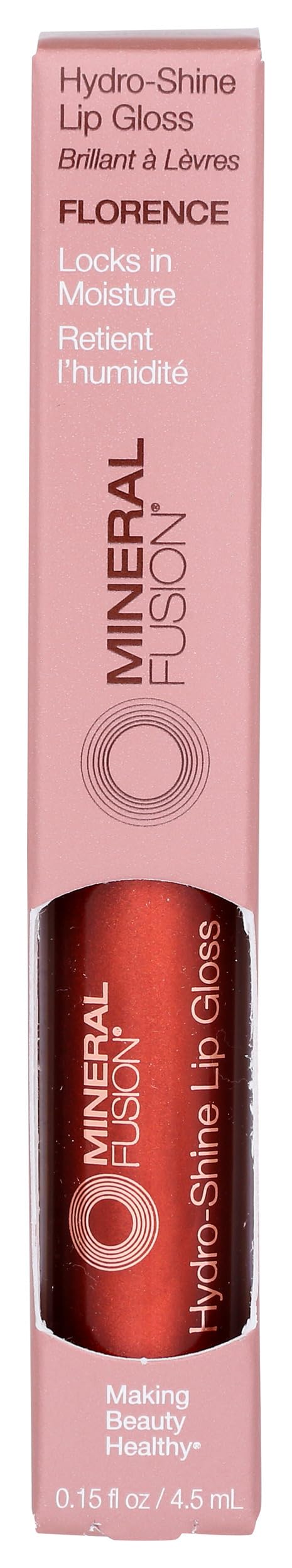 Mineral Fusion Hydro-Shine Lip Gloss, Florence, 0.15 Ounces