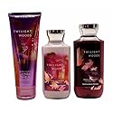 Bath & Body Works, Ultra Shea Body Cream, Body Lotion, Shower Gel, Twilight Woods Bundle (3-Pack)