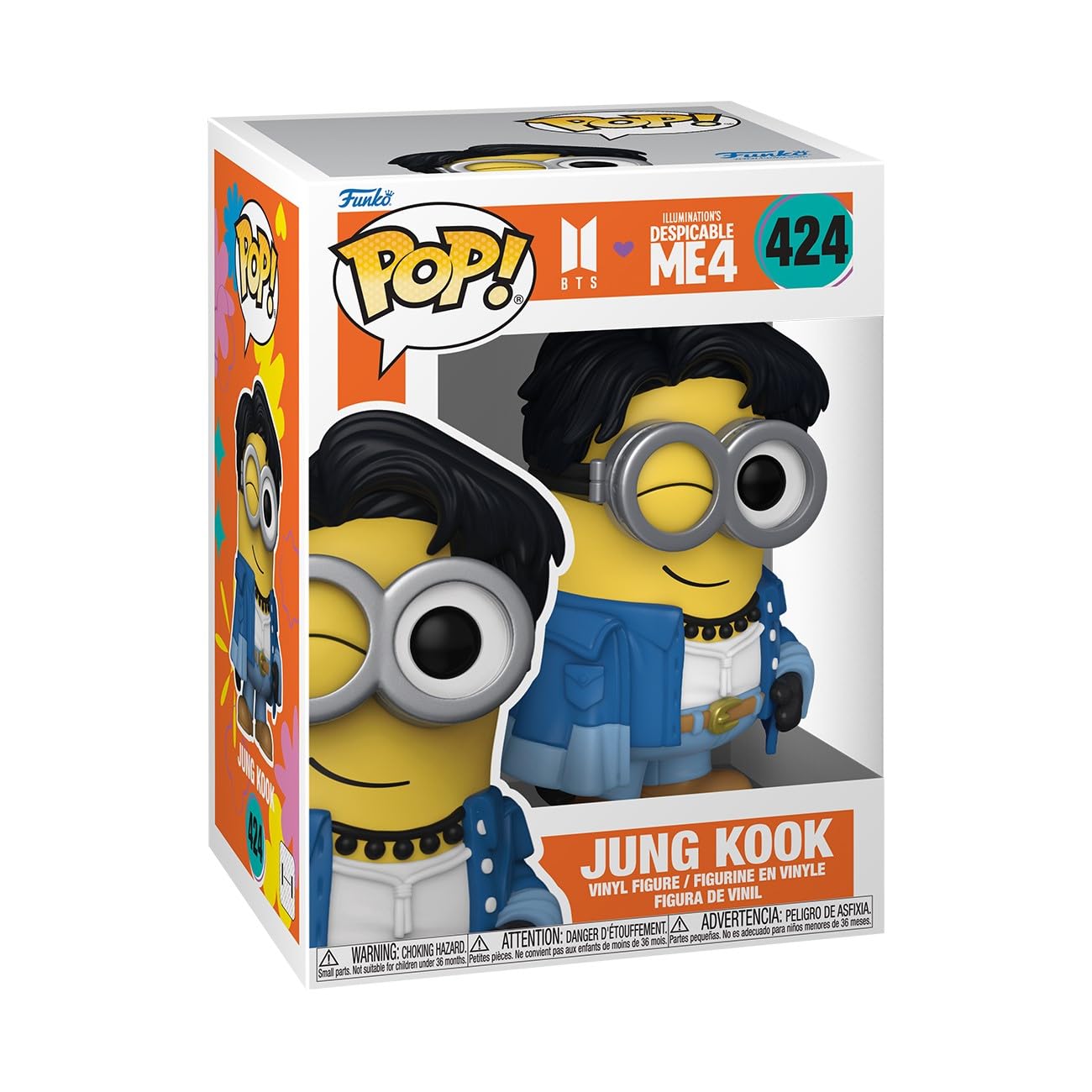 Funko POP! Rocks: Minions X BTS - Jungkook - Jung Kook - BTS + Minions - Collectable Vinyl Figure - Gift Idea - Official Merchandise - for Kids…