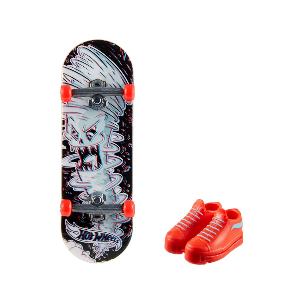 Hot Wheels Mattel HNG26 Mini skateboard avec chaussures Hot Wheels Mattel HNG26 Mini skateboard avec chaussures