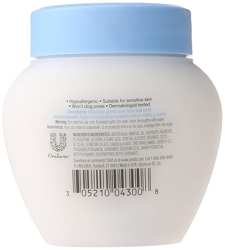 Pond's Cream Dry Skin 3.9 oz (Pack of 3)