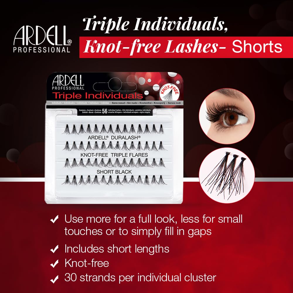 Triple Individuals Knot-Free Short Black
