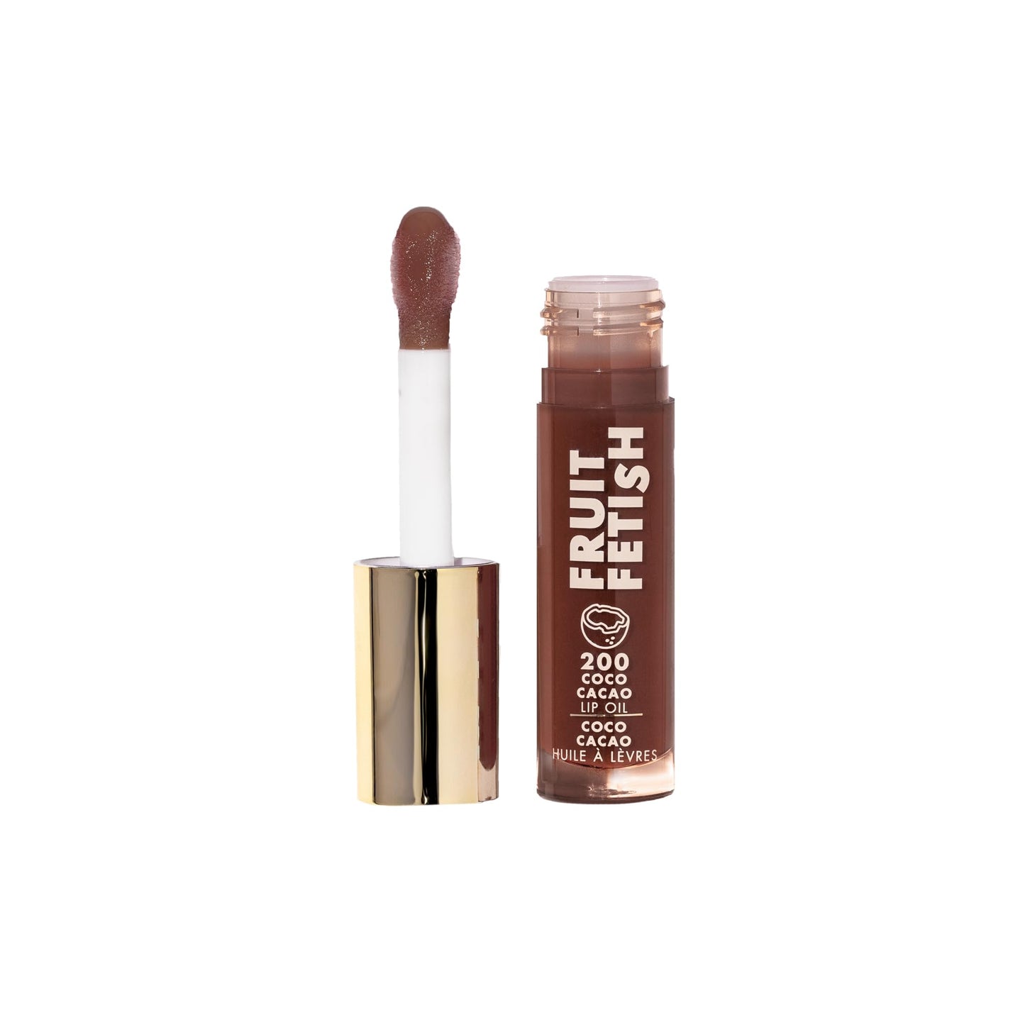 Milani Fruit Fetish Lip Oil, Tinted Lip Gloss & Hydrating Lip Oil Treatment, Moisturizing Non Sticky Clear Shine, High Shine Lip Balm for Dry Lips