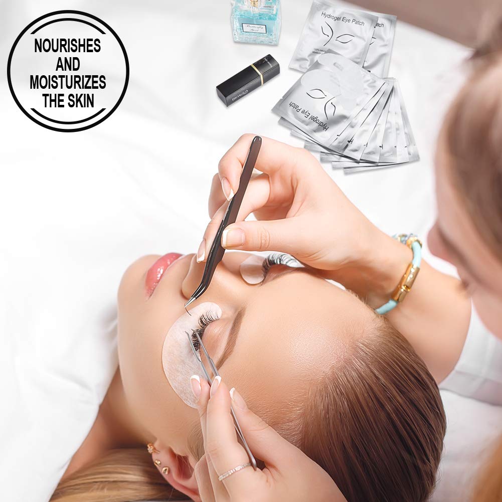Ocim 100 Pairs Under Eye Pads Lash Extensions,Hydrogel Gel Eye Patches for Lashes Extension/Eyelash Tinting Beauty and Personal Care Ocim