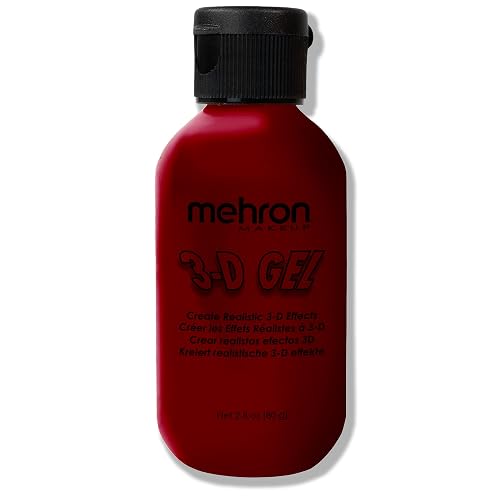 Mehron Makeup 3-D Gel | Gelatin Special Effects Makeup | Halloween FX & Scarring Gel | Fake Skin for Stage, Screen, Theater, Cosplay, and Halloween (2