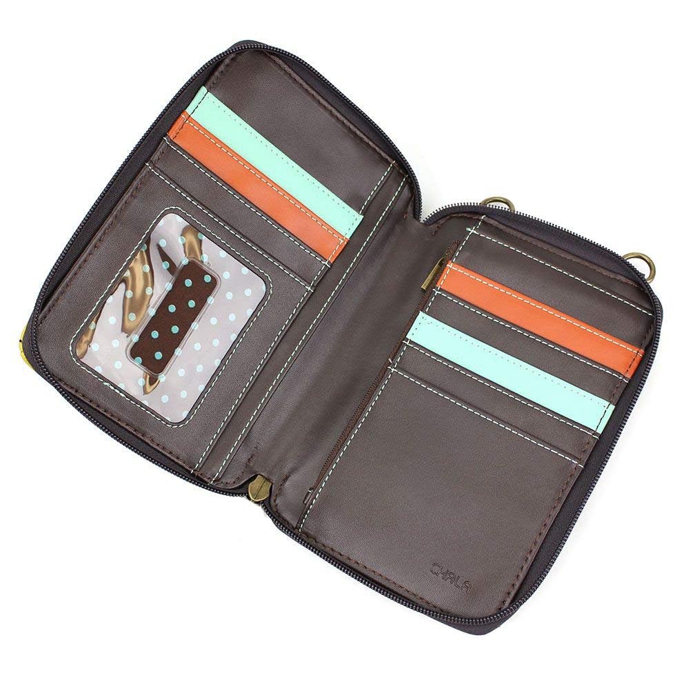 Chala Handbags Owl Wallet Crossbody Handbag - Convertable Strap