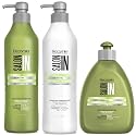 Salon In by Recamier | Keratin Ultra Force Set - Keratin Shampoo, Hair Conditioner & Leave-On Treatment (10.1 fl oz / 300 ml each) | Shampoo