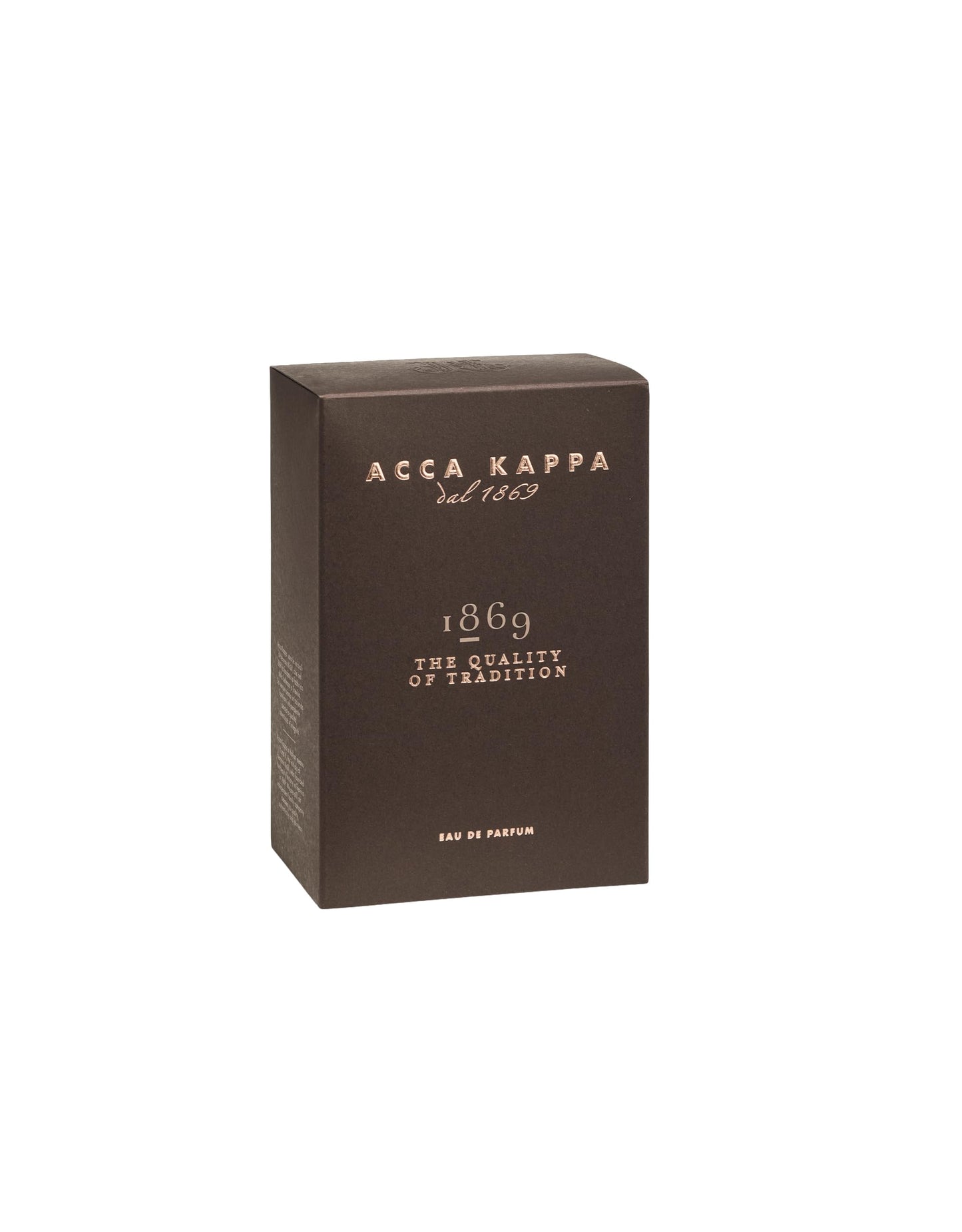 Acca Kappa 1869 Eau de Cologne 100 mL Cardamom Leather Vanilla Fresh Aromatic Scent for Men