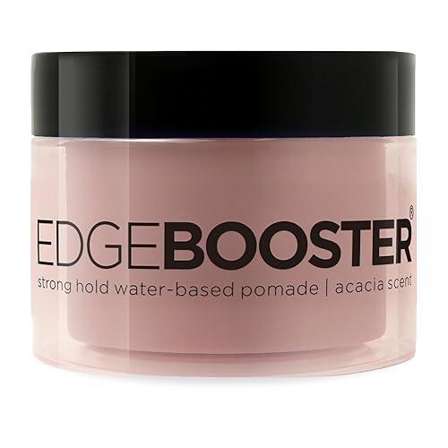 Style Factor Edge Booster Strong Hold Water-Based Pomade | Formulated with Argan Oil for Moisture & High Shine | Long Lasting Edge Control Gel |