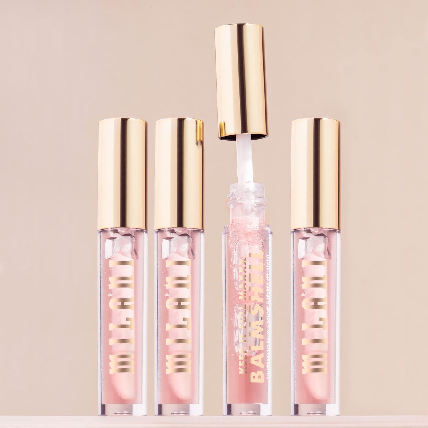 Milani Lip Balm, Keep It Full Maxxx Balmshell Lip Plumper with Jojoba Oil, Avocado Oil & Vitamin E for Hydrated, Full, Pillowy Lips (0.15 Fl. Oz.)