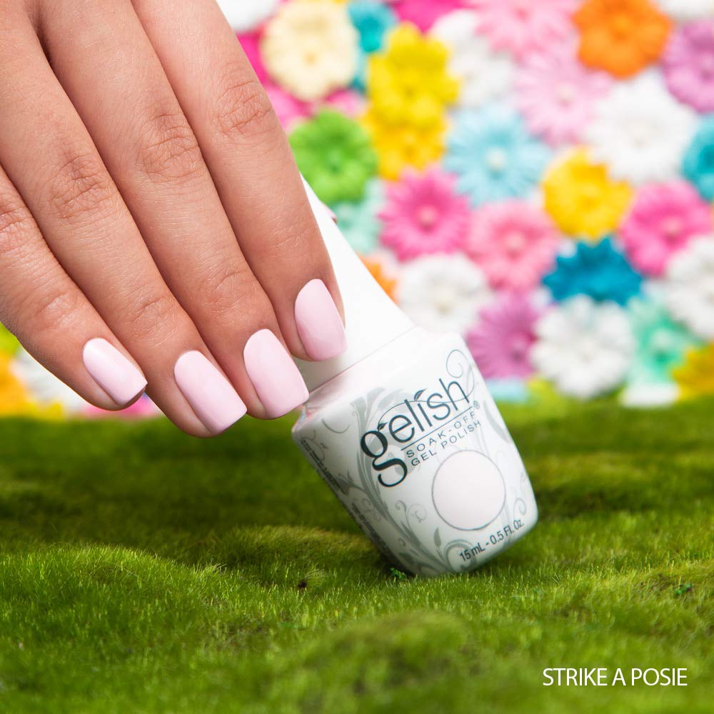Gelish TPO-Free Soak-Off Gel Nail Polish: Strike A Posie, 15mL Beauty & Personal Care Gelish
