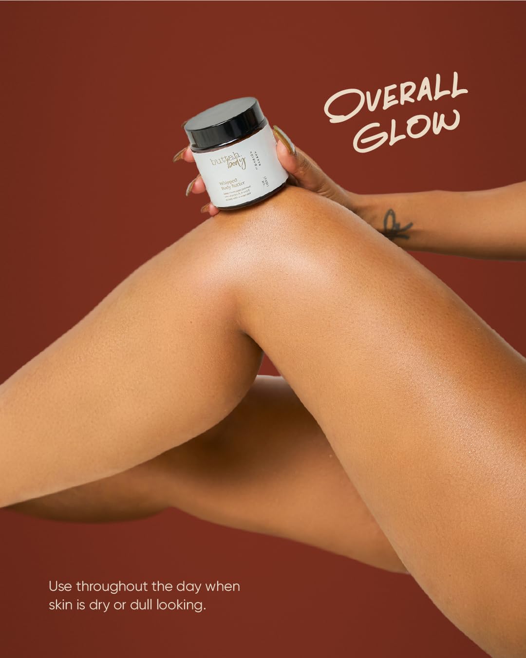 Buttah Skin by Dorion Renaud Whipped Body Butter 4oz - 100% All Natural & Organic (Hard in Jar) Pure Whipped Virgin Raw African Shea Butter