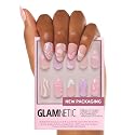 Glamnetic Press On Nails - Wild Card | Opaque UV Finish Short Pointed Almond Fake Nails, Salon Quality Pastel Nails in 12 Sizes - 24 Nail Kit Beauty & Personal Care Glamnetic