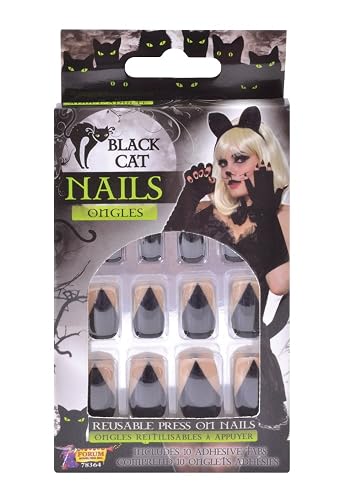 Forum Novelties Black Cat Nails, One Size Beauty & Personal Care Forum Novelties