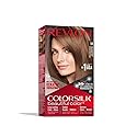 Revlon Permanent Hair Color, Permanent Hair Dye, Colorsilk with 100% Gray Coverage, Ammonia-Free, Keratin and Amino Acids, 54 Light Golden Brown, 4.4