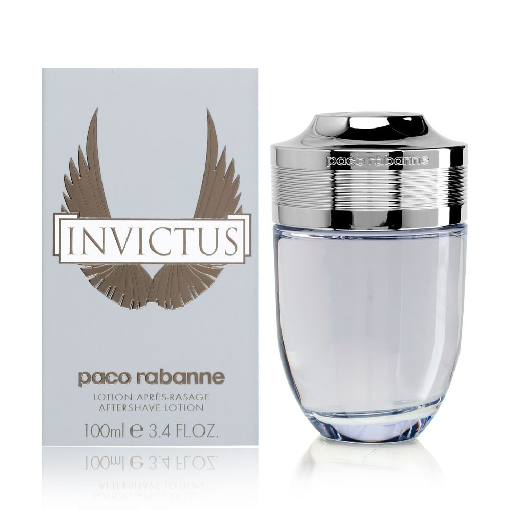 Paco Rabanne Invictus After Shave Lotion For Men - Lightly Perfumes The Skin - Notes Of Morning Freshness And Animal Sensuality - Eliminates Razor