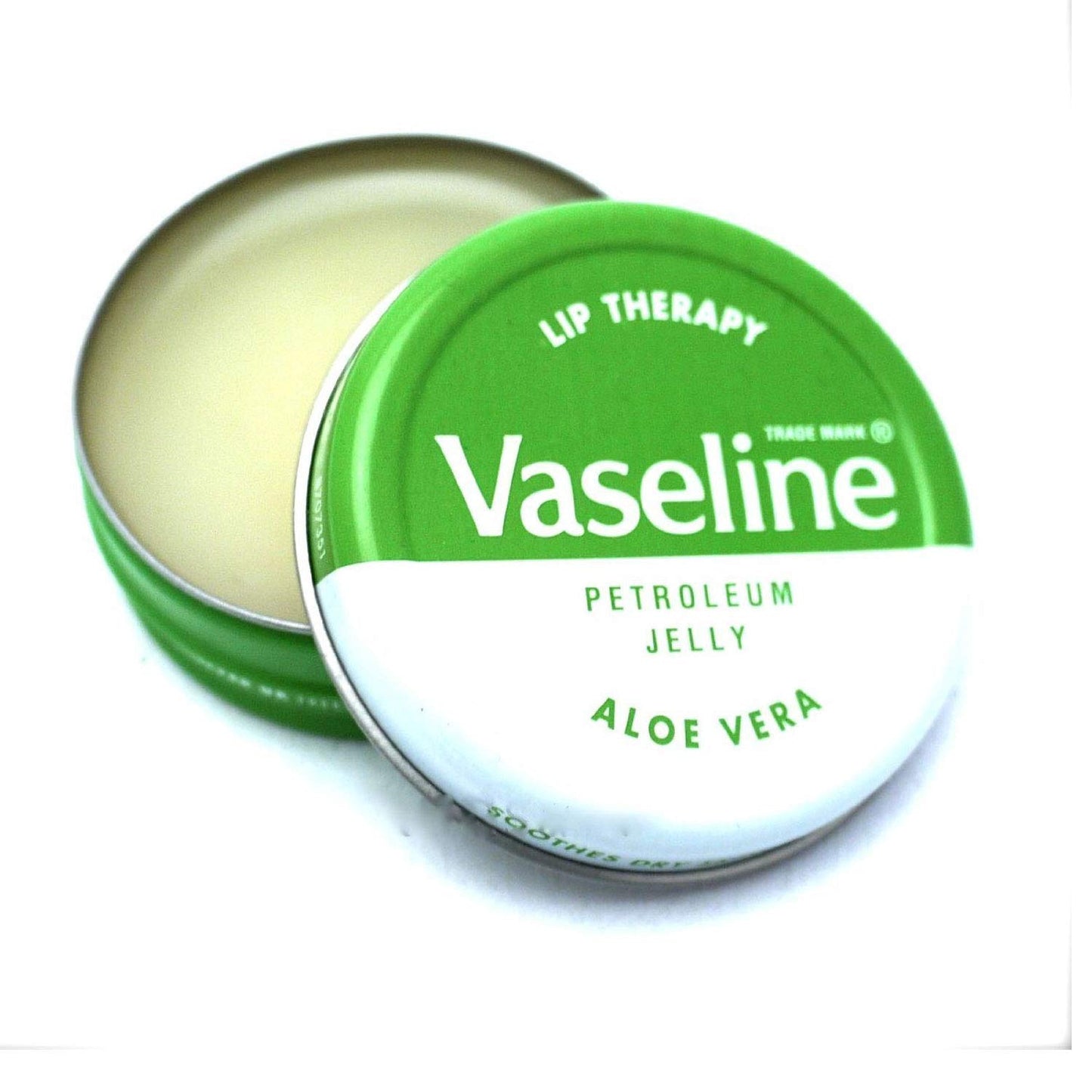 Vaseline Therapy Lip Balm, Aloe Vera 0.6 oz (Pack of 2)