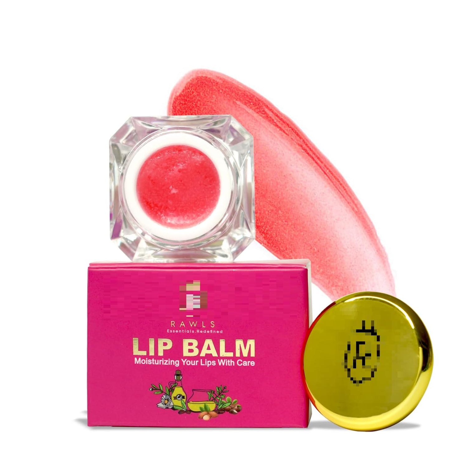 QURA Lip Balm for Dry & Chapped Lips | Enriched with Jojoba, Betroot & Almond Oil | for Men & Women | 100% Natural, Chemical Free | 7 GM