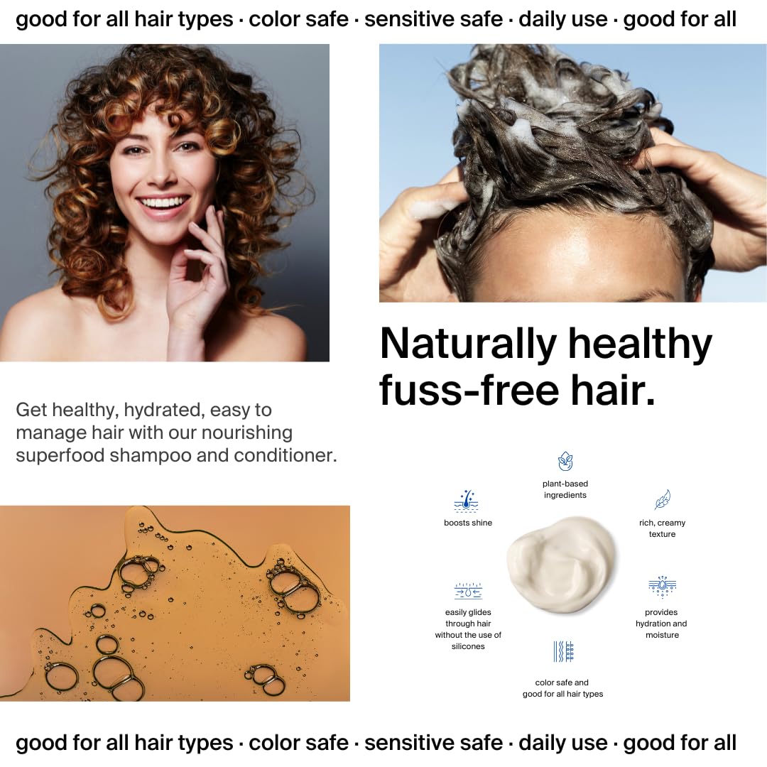 umanos Mini Travel Hair Care Set - Non-Toxic, Sulfate-Free Shampoo & Conditioner | Clean, Eco-Friendly, Vegan, Biodegradable, 100% Natural Fragrance |