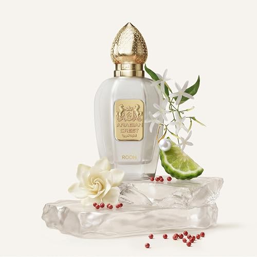 Arabian Crest Dubai Rooh Eau de Parfum 100ML - Woody Spicy Perfume for Unisex - Spiritual, Long-Lasting with Bergamot, Jasmine, Tonka Bean Beauty & Personal Care Arabian Creed