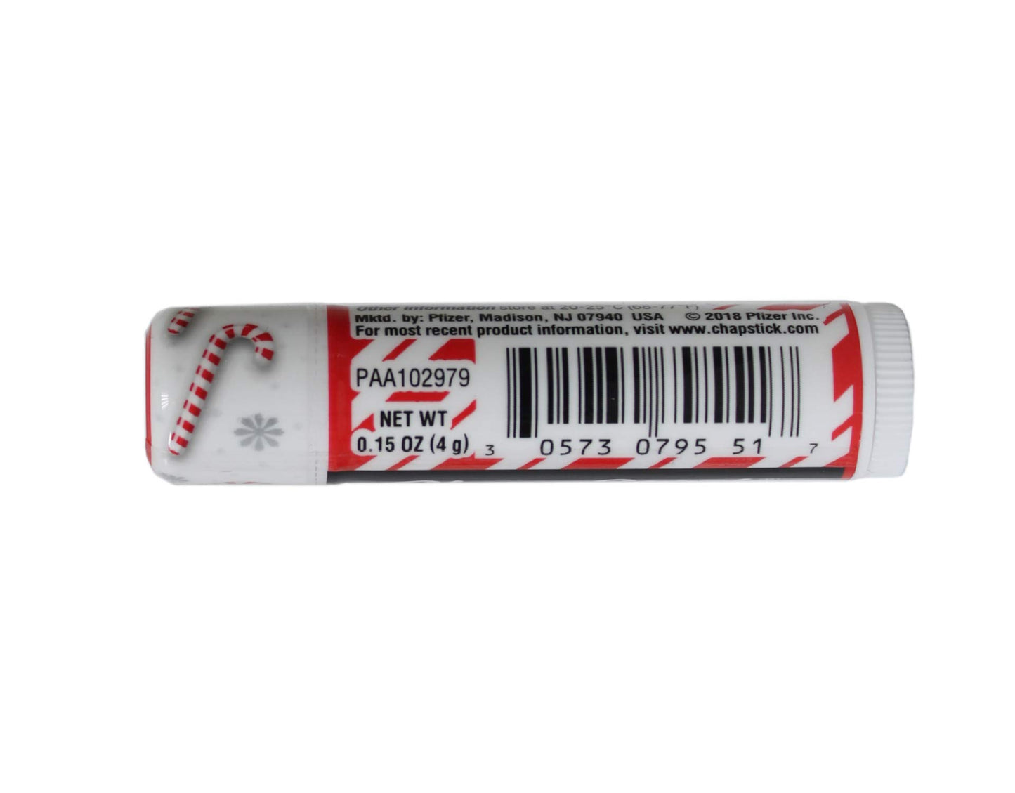 ChapStick Candy Cane, 0.15oz (Pack of 3)
