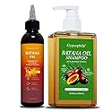 Shampoo and Conditioner Set for Hair Growth with Batana Oil & Rosemary - Biotin Blend for Thinning Hair, Sulfate-Free & Leave-In Hydration for Women