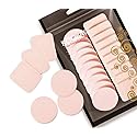 OWLFAVO 20pcs Makeup Powder Sponges Round and Square Latex Free Disposable Beauty Blender Foam Cosmetic Applicator Facial Puffs for Flawless