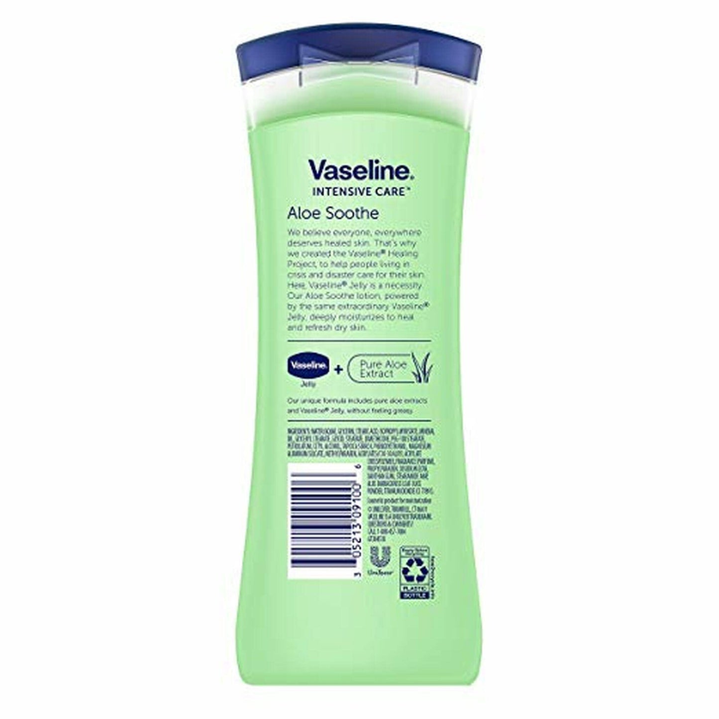 Vaseline Intensive Care Lotion for Dry Skin, Aloe Soothe, 10 FL OZ