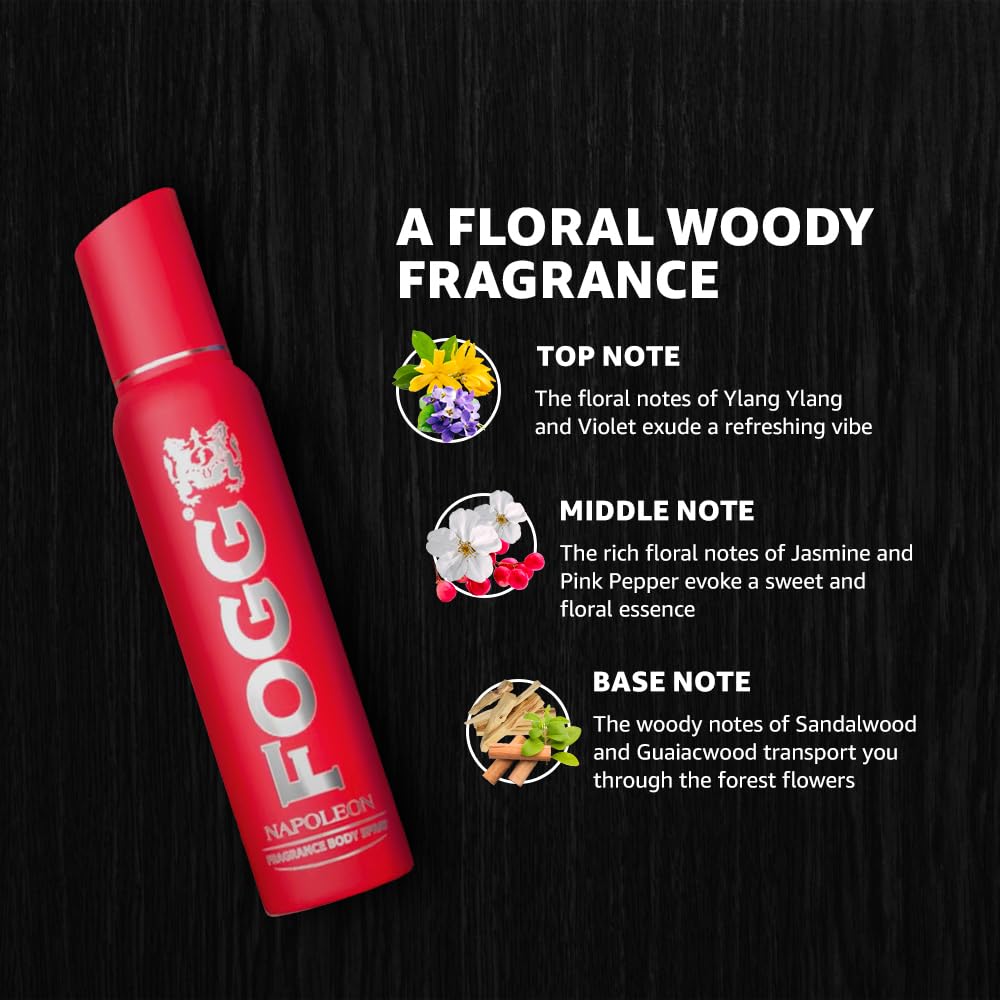 Fogg Napoleon Body Spray For Men , 150Ml Beauty and Personal Care Fogg