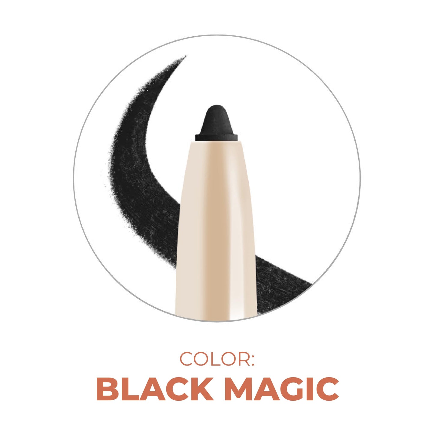 Beauty For Real I-Line 24-7 Eyeliner, Black Magic - Black Matte - Long-Wearing, Waterproof Gel Formula - Safe for Sensitive Eyes & Contact Lens