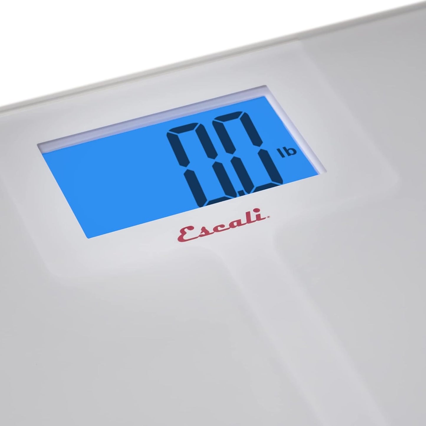 Escali High Capacity Anti-Slip Digital Bathroom Scale for Body Weight with Extra-High 562-lb Capacity, Batteries Included