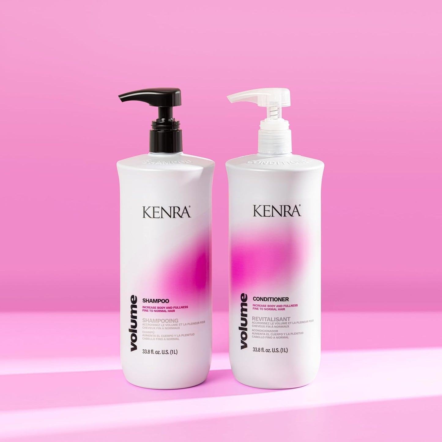 Kenra Professional Volume Shampoo & Conditioner Set | Creates Body, Bounce & Fullness | Increases Volume up to 45% | Adds Shine | Color Safe | Fine