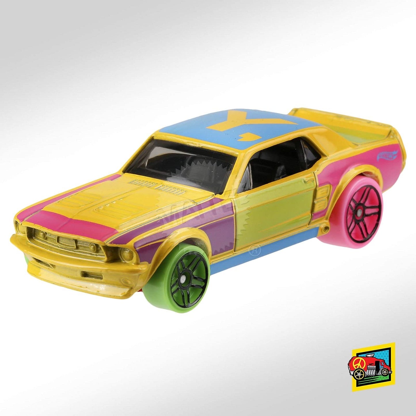 Hot Wheels '67 Ford Mustang Coupe 218/250, Multi Color