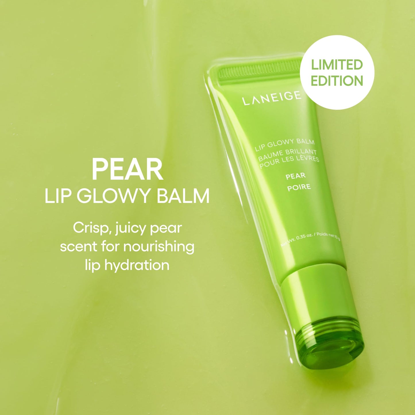 LANEIGE Lip Glowy Balm: Sheer Tinted Lip Treatment Balm Tube with Shea & Murumuru Butters for Hydrating, Moisturizing, Glossy, Non-Sticky Shine, Berry Beauty and Personal Care LANEIGE