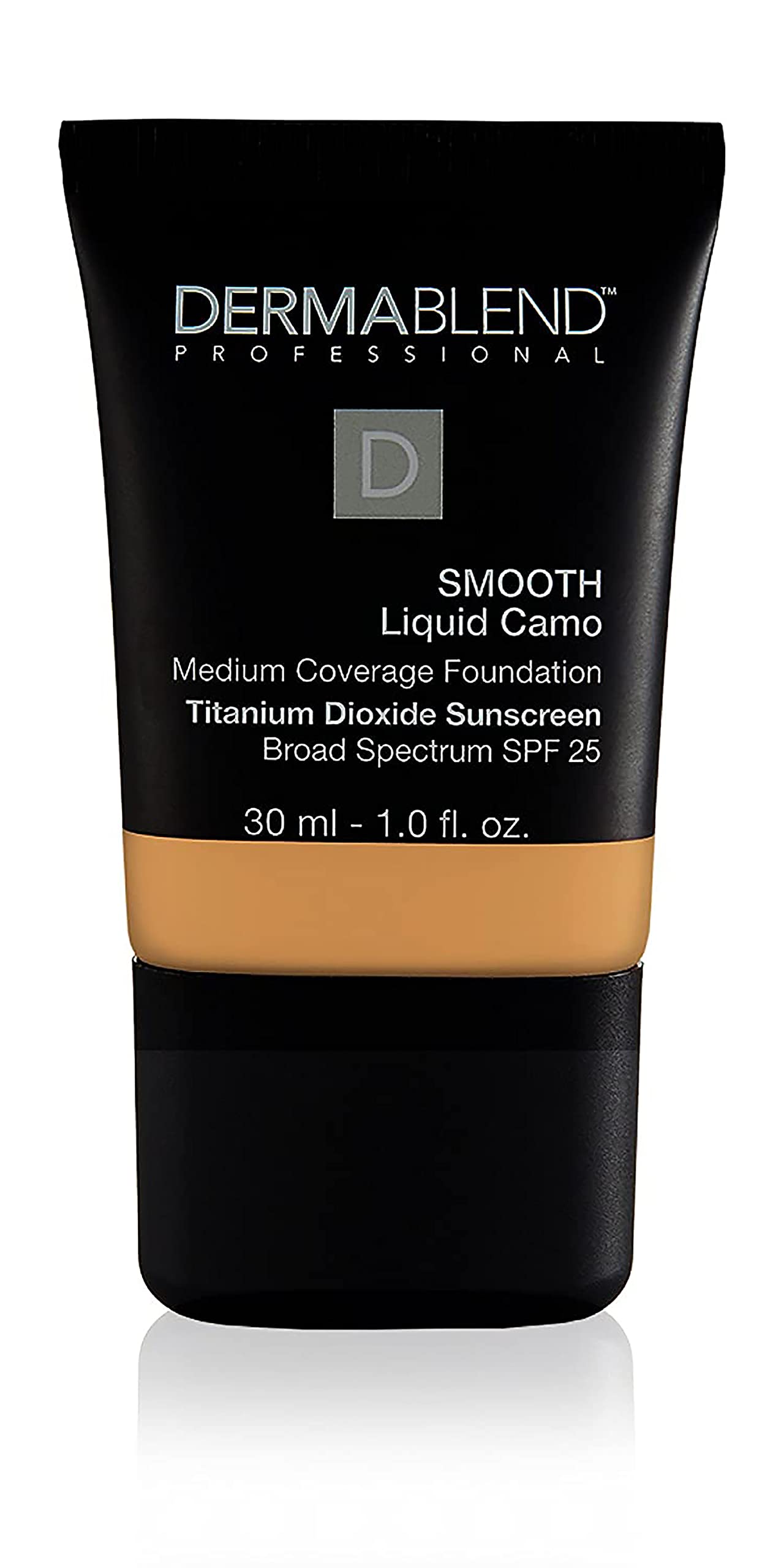 Dermablend Smooth Liquid Foundation with SPF 25, 1 Fl. Oz, 40N Chestnut, For Medium Skin with Neutral Undertones