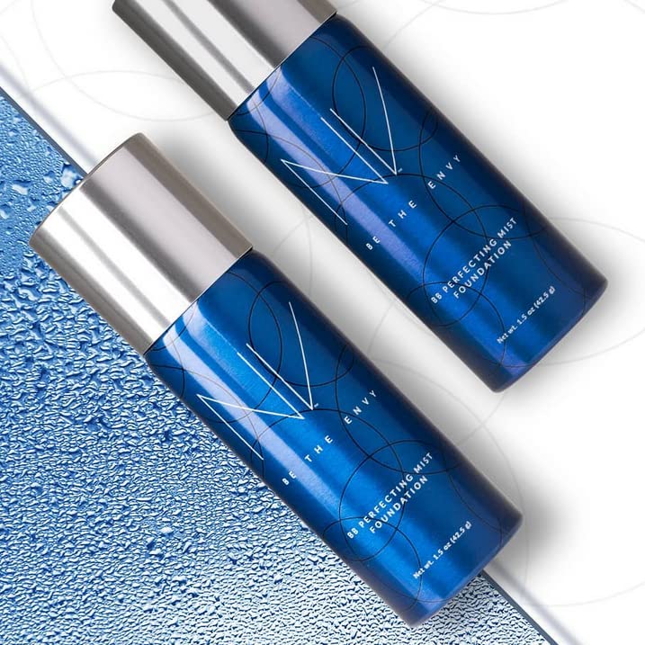 NV BB Perfecting Mist Foundation Buildable Coverage Professional Airbrush Makeup with Plant-based Stem Cell Polypeptides