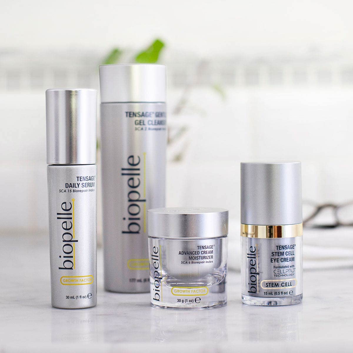 Biopelle Tensage Growth Factor Advanced Moisturizer Face Cream with SCA 6 Biorepair Index, Snail Mucin Moisturizer with Hyaluronic Acid, Antioxidants