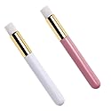 Ruwado 2 Pcs Eyelash Cleaning Brushes Extension Makeup Deep Cleaning Cosmetic Peel Off Blackhead Removal Tool for Nose Eyelash Extensions Lash Shampoo