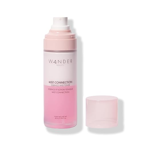 Wander Beauty Mist Connection Essence and Toner - 8-in-1 pH Balancing & Hydrating Facial Mist - Glowy Skin Care with Niacinamide, Hyaluronic Acid