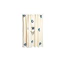 ICONIUM Shower Curtain, Boho, Muslin, Fabric 72-Inch Farmhouse Bathroom Decor with 12 Holes (Evil Eye)
